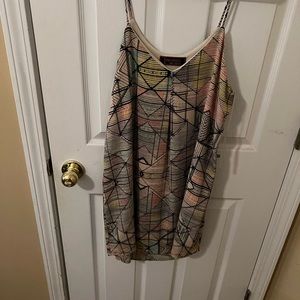 🥰3/$25😍 abstract print slip dress.
